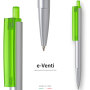 Ballpoint Pen e-Venti Silver Apple Green