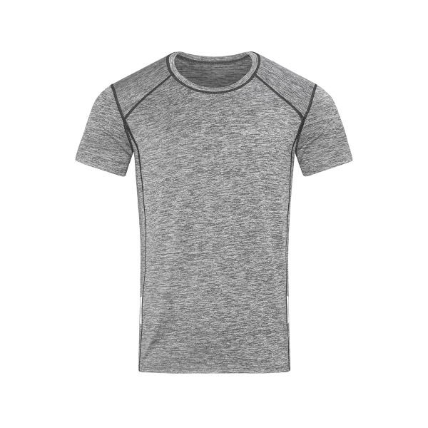 Stedman T-shirt Active-Dry reflective SS for him Grey Heather XL