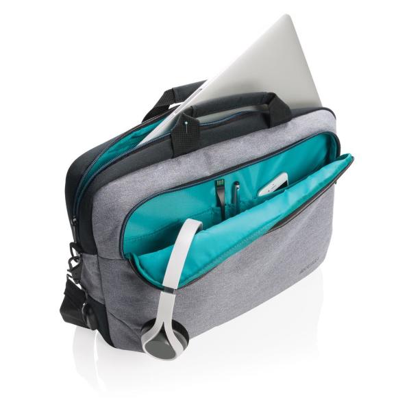 Arata 15” laptop bag, grey