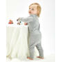 Baby Pyjamas - Heather Grey Melange - 6-12