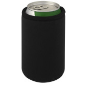 Vrie blikjeshouder van gerecycled neopreen - Zwart