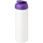 Baseline® Plus grip 750 ml flip lid sport bottle - White/Purple
