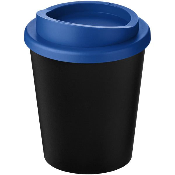 Americano® Espresso Eco 250 ml recycled tumbler - Solid black/Mid blue