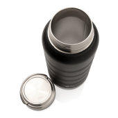 Swiss Peak Elite copper vacuüm fles met hendel, zwart