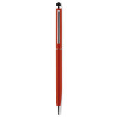 Neilo Touch balpen stylus gerecycled alu blauwe inkt - rood