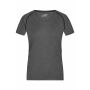 Ladies' Sports T-Shirt - black-melange/black - L