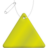 RFX™ H-12 driehoekige reflecterende TPU hanger - Neongeel