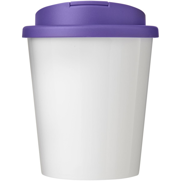Brite-Americano® Espresso 250 ml tumbler with spill-proof lid - White/Purple