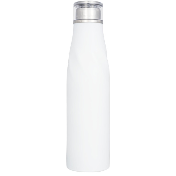 Hugo 650 ml seal-lid copper vacuum insulated bottle - White