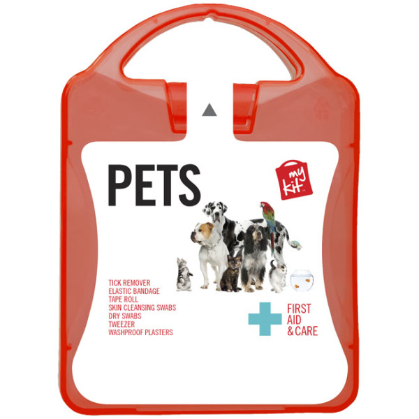 MyKit Pet First Aid Kit - Red