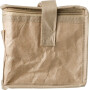 Paper woven cooler bag Ollie brown