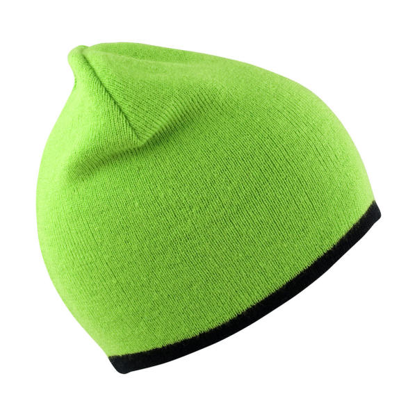 Reversible Fashion Fit Hat - Lime/Black - One Size