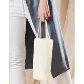 Fairtrade Cotton Bottle Bag - Light Grey - One Size