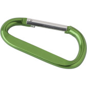 Aluminium karabijn sleutelhanger Guilermo zwart