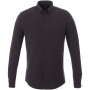 Bigelow piqué heren overhemd met lange mouwen - Storm grey - XXL