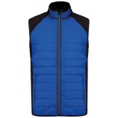 BODYWARMER BI-MATERIAAL Dark Royal Blue / Black L