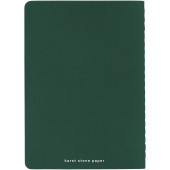 Karst® A6 lommedagbog i stenpapir — blank - Mørkegrøn
