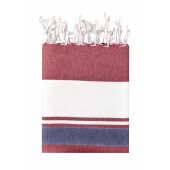 Beach Blanket - red/navy-white - one size