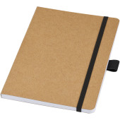 Berk notitieboek van gerecycled papier - Zwart