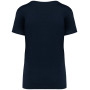 Dames  slub T-shirt Navy Blue XL