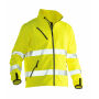 Jobman 1202 Hi-vis softshell jacket geel xs