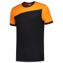 T-shirt Bicolor Naden 102006 Black-Orange XS