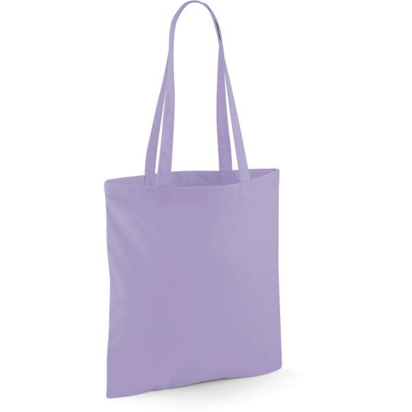 Shopper bag long handles Lavender One Size