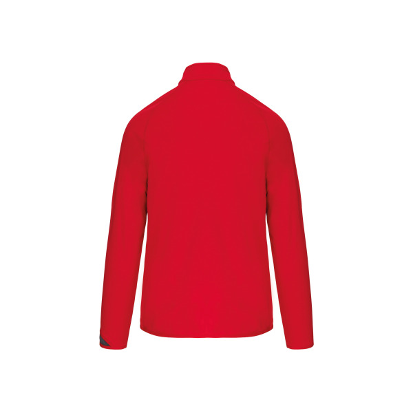 Kindertrainingsweater Met Ritskraag Sporty Red / Black / Storm Grey 8/10 ans