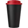 Americano® 350 ml tumbler with spill-proof lid - Solid black/Red