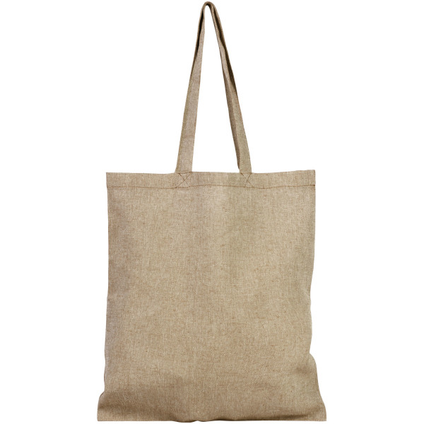 Pheebs 150 g/m² recycled tote bag 7L - Heather natural