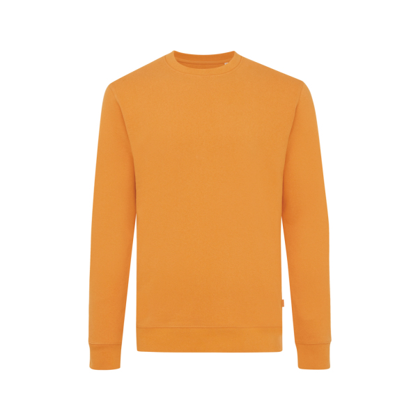 Iqoniq Zion gerecycled katoen sweater, sundial oranje (M)