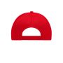 MB6216 6 Panel Air Mesh Cap - red - one size