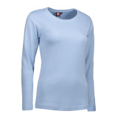 Interlock T-shirt | long-sleeved | women - Light blue, S