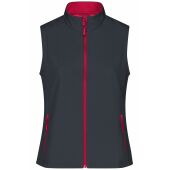 Ladies' Promo Softshell Vest - iron-grey/red - S