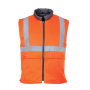 Hoge zichtbaarheid Reversible Bodywarmer