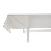 Ukiyo Aware™ 180gr recycled katoenen tafelkleed 250x140cm, gebroken wit
