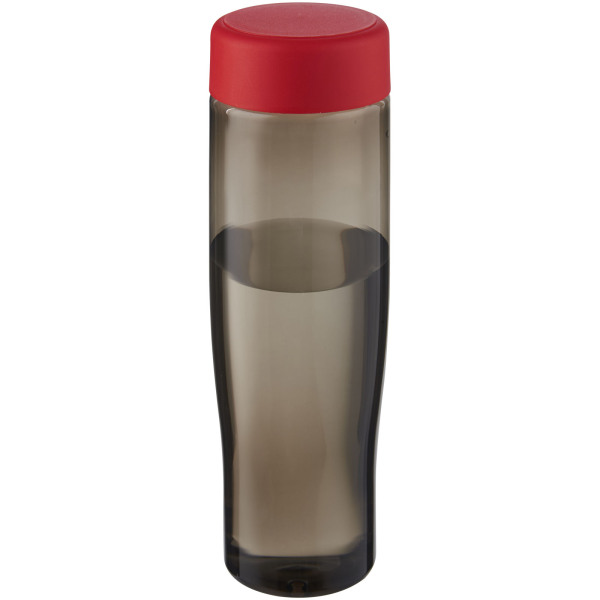 H2O Active® Eco Tempo 700 ml screw cap water bottle - Red/Charcoal