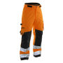 2236 Hi-vis winter trousers star oranje/zwart D124