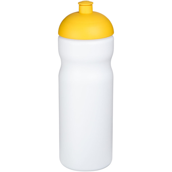 Baseline® Plus 650 ml dome lid sport bottle - White/Yellow
