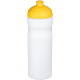 Baseline® Plus 650 ml sportfles met koepeldeksel - Wit/Geel