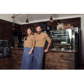 Bistro Apron Jeans-Style with Pocket 105 x 90 cm