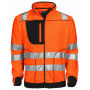 6303 HV Fleece jacket orange/black 3XL