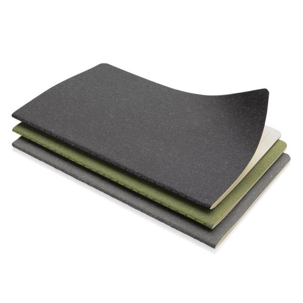 A5 standard softcover slim notebook, black