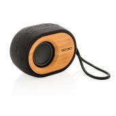 Bamboo X 5W speaker, zwart, bruin