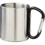 Alps 200 ml insulated mug with carabiner - Solid black
