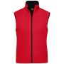 Ladies' Softshell Vest - red - XXL