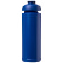 Baseline® Plus grip 750 ml sportfles met flipcapdeksel - Blauw