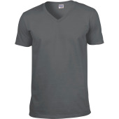 Softstyle Euro Fit Adult V-neck T-shirt Charcoal 3XL