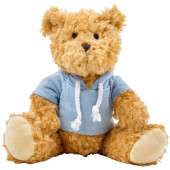 Pluche teddybeer Monty wit