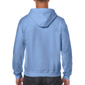 Gildan Sweater Hooded Full Zip HeavyBlend for him 659 carolina blue S